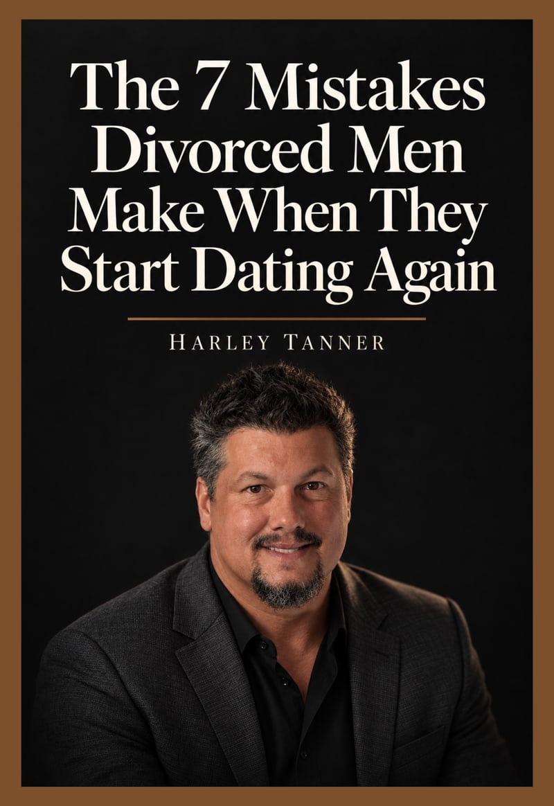Cover of the free guide, The 7 Mistakes Divorced Men Make When They Start Dating Again
